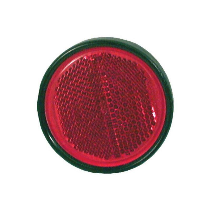 CATADIOPTRE ROND ROUGE DIAMETRE 67MM DIAMETRE 5MM