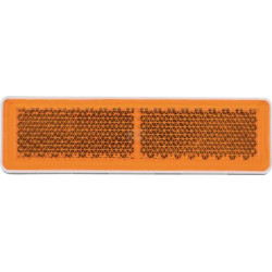 CATADIOPTRE ADHESIF RECTANGLE ORANGE 69X20MM PAR 10