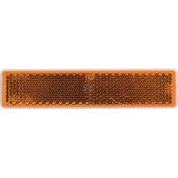 CATADIOPTRE ADHESIF RECTANGLE ORANGE 105X24MM PAR 10