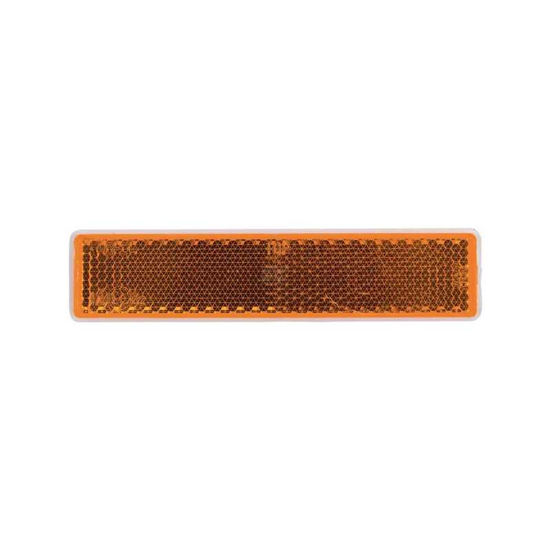 CATADIOPTRE ADHESIF RECTANGLE ORANGE 105X24MM PAR 10