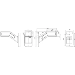 FEU DE GABARIT LATÉRAL AVANT/ARRIÈRE GAUCHE LED 12-24V 58X146.1X110.6MM