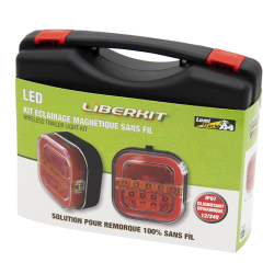 KIT SIGNALISATION LIBERKIT ARRIERE LED SANS FIL MAGNETIQUE