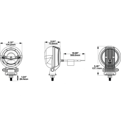 PHARE D'AVERTISSEMENT LED ARC BLEU ADAPTABLE JUNGHEINRICH MITSUBISHI 51826880 A820000051