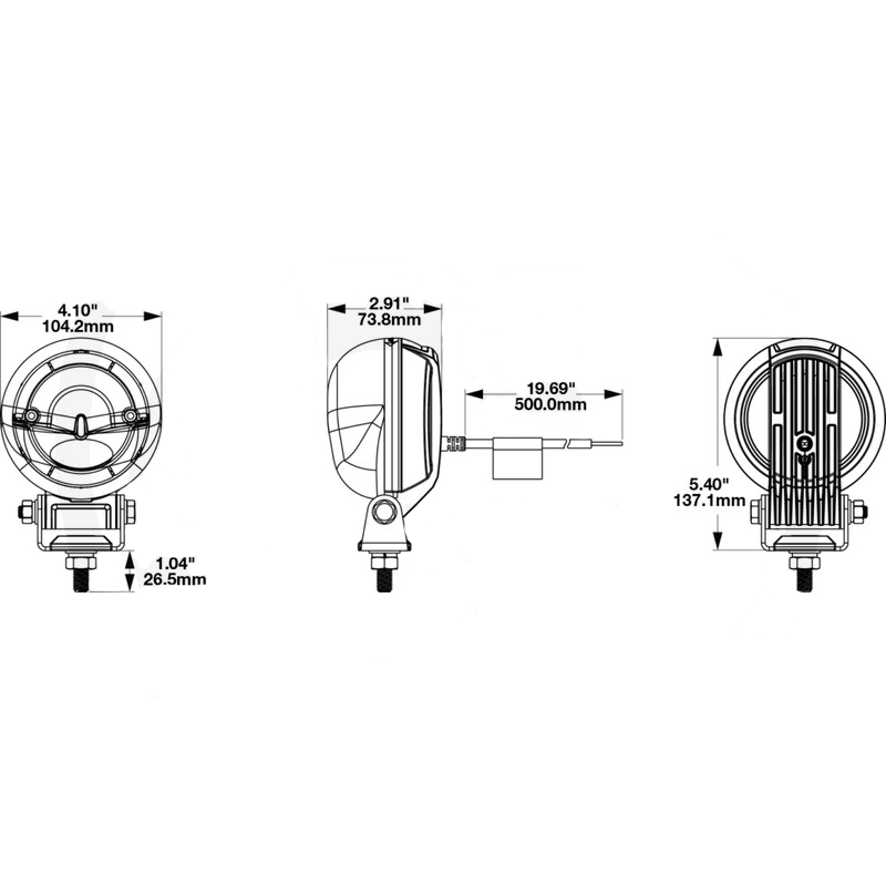 PHARE D'AVERTISSEMENT LED ARC ROUGE ADAPTABLE LINDE STILL JUNGHEINRICH MITSUBISHI 0009741839