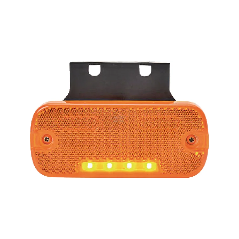 FEU DE GABARIT LED ORANGE RECTANGULAIRE 12/24V 105.4X45X11.8MM