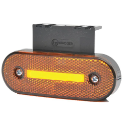 FEU DE POSTION LED ORANGE AVEC INDICATEUR DE DIRECTION 12/24V 115.3X41.3X20MM