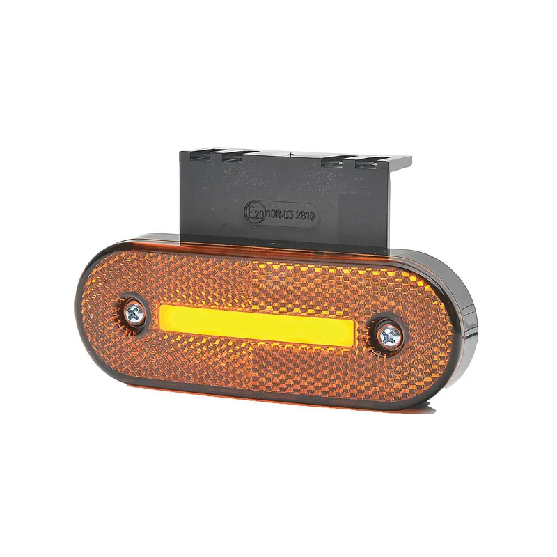 FEU DE POSTION LED ORANGE AVEC INDICATEUR DE DIRECTION 12/24V 115.3X41.3X20MM