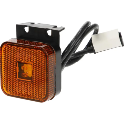 FEU DE GABARIT LED ORANGE CARRE JAEGER 12/24V 65X65X28MM