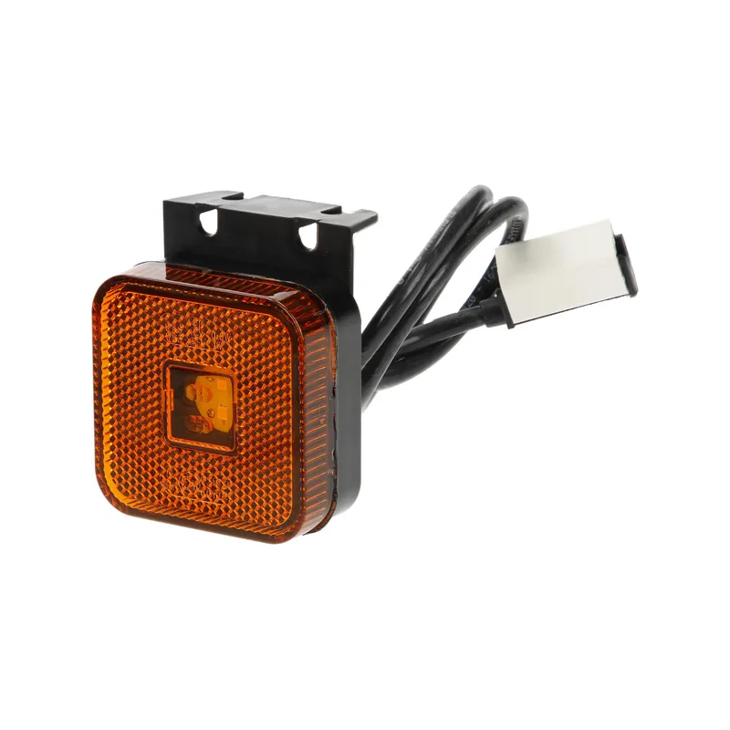 FEU DE GABARIT LED ORANGE CARRE JAEGER 12/24V 65X65X28MM