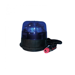 GYROPHARE LED BLEU MAGNETIQUE 12 24V