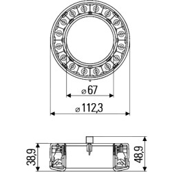 FEU ARRIERE LED ADAPTABLE DEUTZ 2.8059.531.0