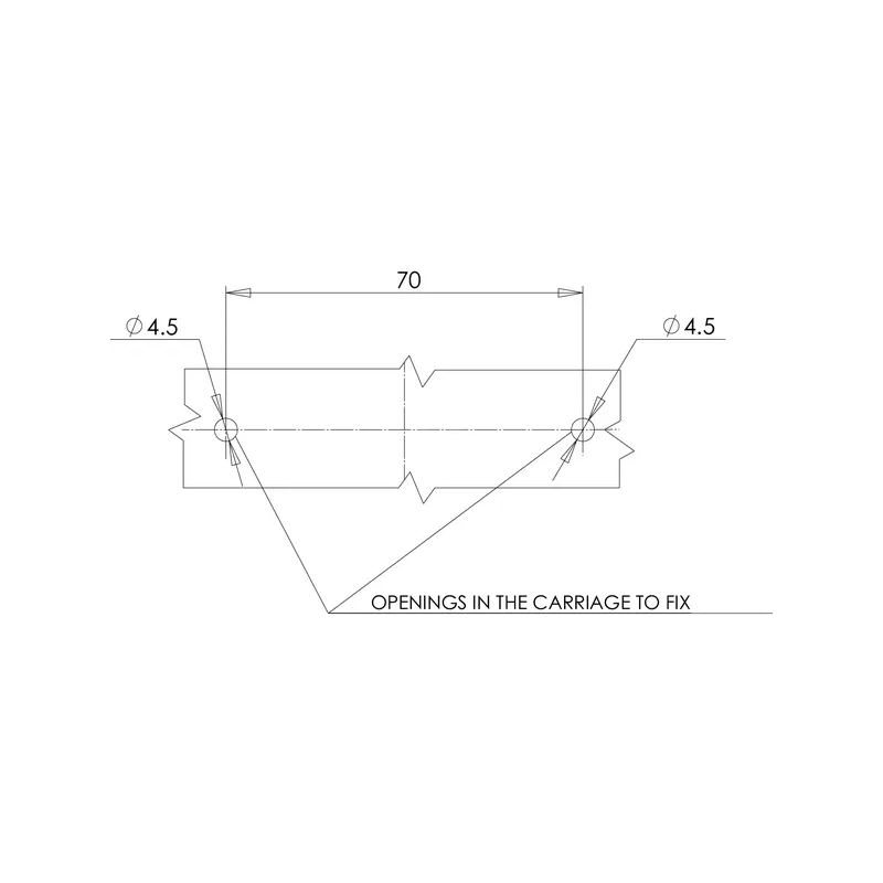 ECLAIRAGE DE PLAQUE LED 12/24V 101X58.5X59.5MM ENTRAXE DES TROUS 70MM M4