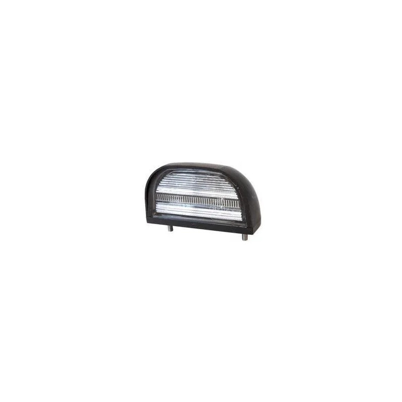 ÉCLAIRAGE DE PLAQUE LED 12/24V CÂBLE 0.3M ENTRAXE DES TROUS 72MM