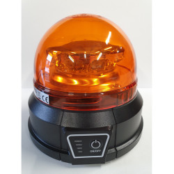 GYROPHARE LED RECHARGEABLE AUTONOMIE 12 HEURES