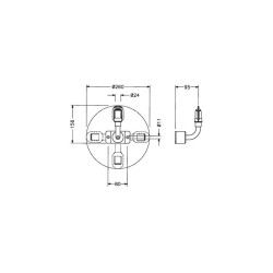 CONNEXION ESCAMOTABLE GYROPHARE 360°