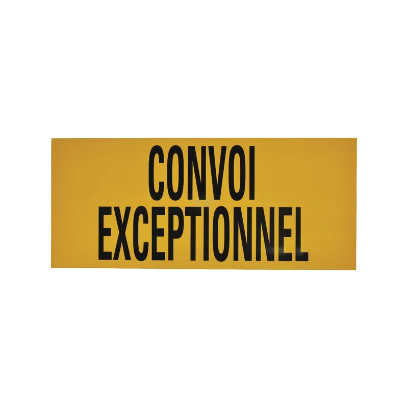 PANNEAU CONVOI EXCEPTIONNEL 700X300MM EN ALUMINIUM