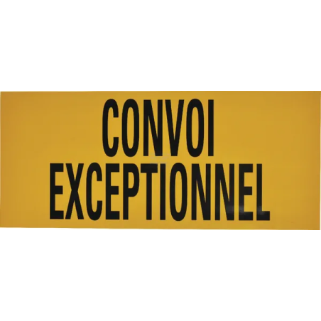 PANNEAU CONVOI EXCEPTIONNEL 700X300MM EN ALUMINIUM