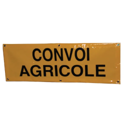 BACHE CONVOI AGRICOLE 1200X400MM NON HOMOLOGUEE EN PLASTIQUE