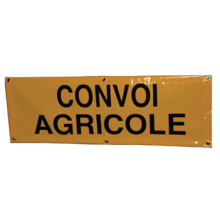 BACHE CONVOI AGRICOLE 1200X400MM NON HOMOLOGUEE EN PLASTIQUE