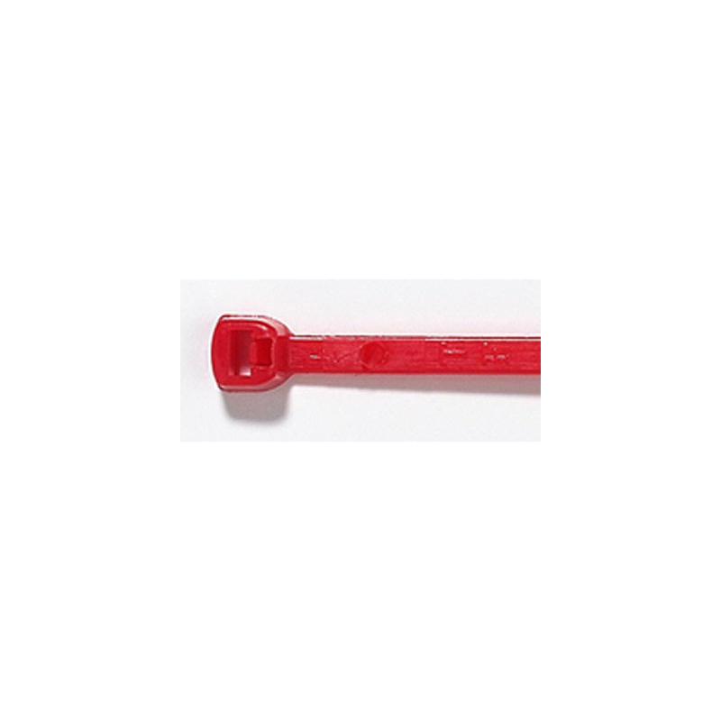 100 COLLIERS DE SERRAGE 3.6X141MM ROUGE