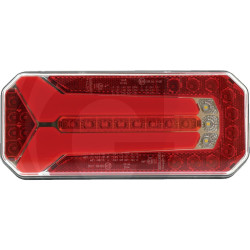 FEU ARRIERE RECTANGLE LED 4 FONCTIONS 12/24V