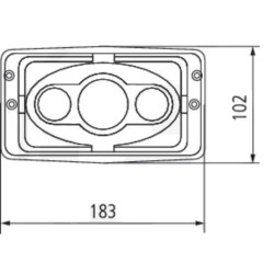 FEU DE ROUTE CROISEMENT GAUCHE DROITE ADAPTABLE DEUTZ JOHN DEERE FENDT MASSEY FERGUSON AZ59789