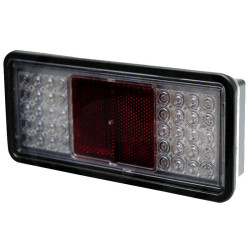 FEU ARRIERE LED RECTANGLE 4 FONCTIONS 12/24V