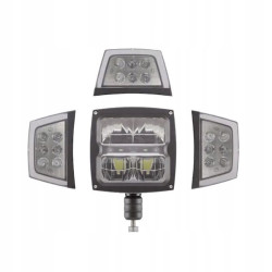 PHARE DE ROUTE LED 38W 12/24V GAUCHE DROITE