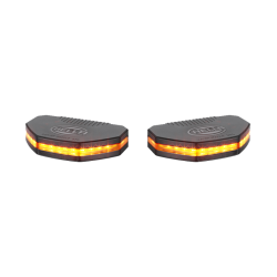 KIT DE 2 FEUX LED DE PENETRATION ORANGE MODULE CORNER 270 12/24V HELLA