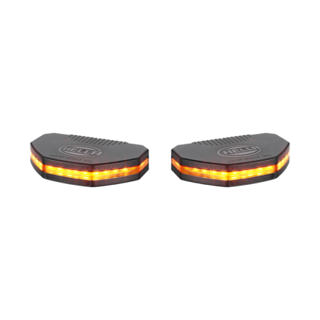 KIT DE 2 FEUX LED DE PENETRATION ORANGE MODULE CORNER 270 12/24V HELLA