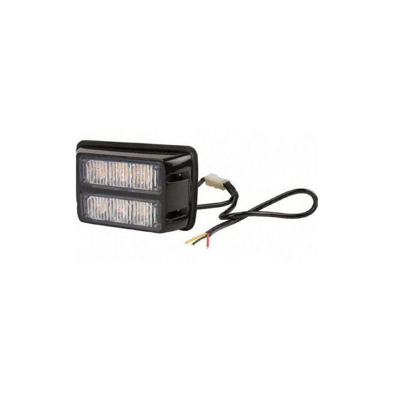 FEUX DE PENETRATION FLASH LED ORANGE 6X3W 12 24V