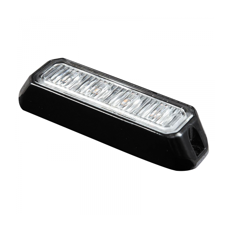 FEU DE PENETRATION 4 LED PLAT ROUGE 12/24V