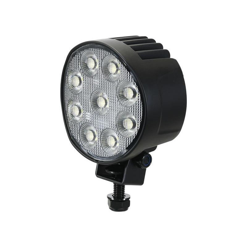 PHARE DE TRAVAIL A LED ROND HAUTE PUISSANCE 11700 LUMENS ECLAIRAGE LONGUE PORTEE