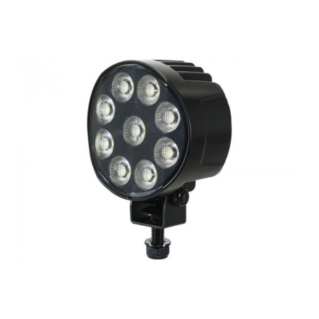 PHARE DE TRAVAIL A LED ROND 10260 LUMENS LENTILLES CHAUFFANTES ECLAIRAGE LARGE