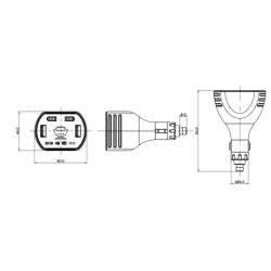 PRISE DE CHARGE POUR KIT SIGNALISATION SANS FIL TRIANGULAIRE