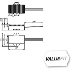 BOITIER RELAIS CLIGNOTANT LED 24V 87X73X29.5MM 4082300553956