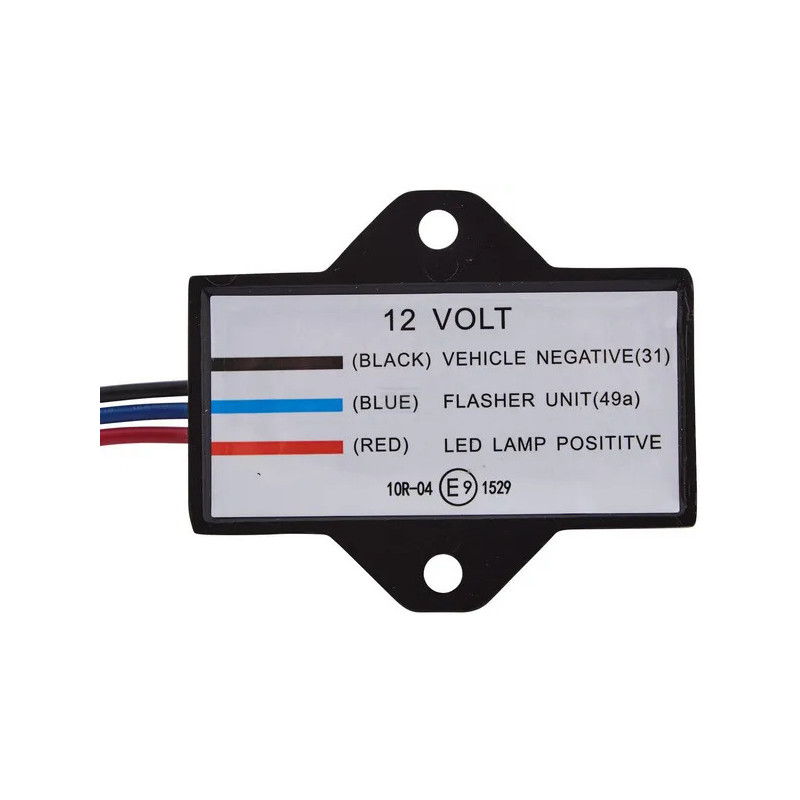 BOITIER RELAIS CLIGNOTANT LED 12V 87X73X29.5MM 4082300553949