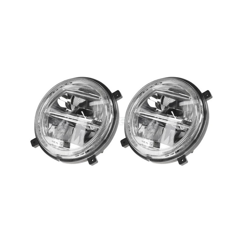 PAIRE FEUX DE ROUTE LED ROND 140MM ADAPTABLE HITACHI 389131-53130.1 MASSEY FERGUSON 4278938M92 FENDT X830160065020