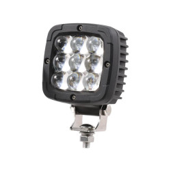 PHARE DE TRAVAIL CARRE 9 LED BLEU 400 LUMENS PULVERISATION OU CHARIOTS ELEVATEURS