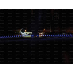 PHARE DE TRAVAIL CARRE 9 LED BLEU 400 LUMENS PULVERISATION OU CHARIOTS ELEVATEURS