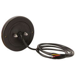 FEU ARRIERE LED ROND 12/24V 3 FONCTIONS