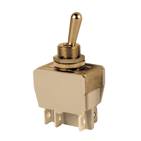 INTERRUPTEUR A LEVIER BIPOLAIRE ON/ON 15A 6 BROCHES 646H/2