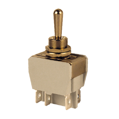 INTERRUPTEUR A LEVIER BIPOLAIRE ON/OFF/ON 15A 6 BROCHES 649H/2