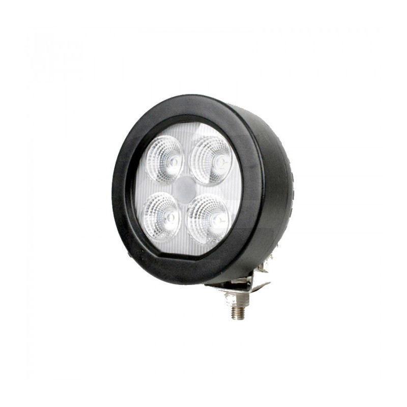 PHARE DE TRAVAIL A LED ROND 3200 LUMENS ADAPTABLE JOHN DEERE AL119291 AL150478 RE233263 RE219708