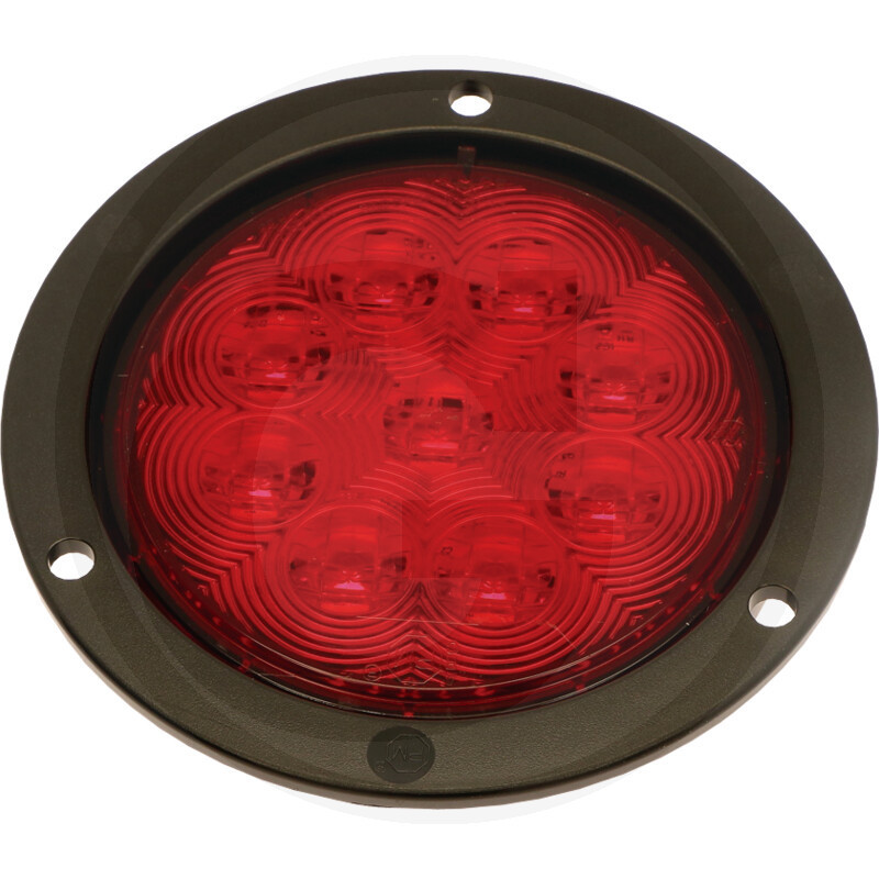 FEU ANTIBROUILLARD ARRIERE ROUGE LED 12/24V DIAMETRE 140MM ADAPTABLE MOFFET 501.999.1122