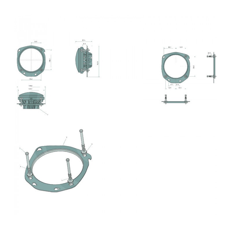 Phare Avant LED pour Fendt | G716900020102 G716900020100