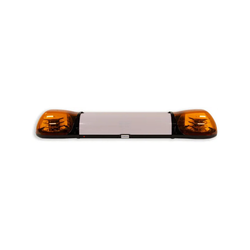 RAMPE DE SIGNALISATION ORANGE 2 LED 1000MM 12/24V 5.8A R10 R65