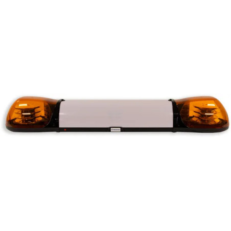 RAMPE DE SIGNALISATION ORANGE 2 LED 1000MM 12/24V 5.8A R10 R65