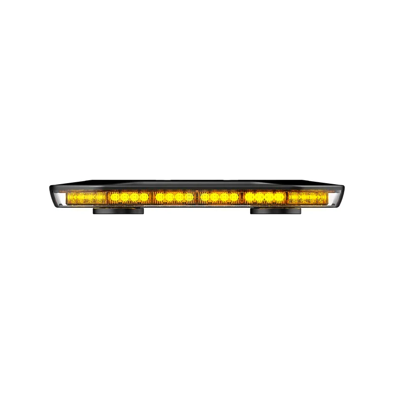 RAMPE DE SIGNALISATION ORANGE LED 2520 LUMENS 380X52MM 50W 12/24V R10 R65