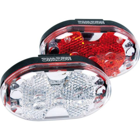 JEU DE PHARE LED AVANT ET ARRIERE 7 LED 8711646207570